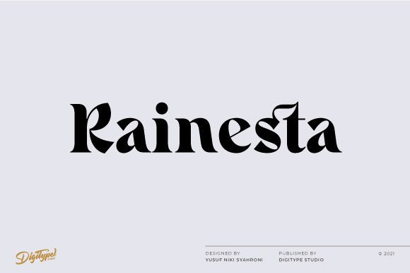 Rainesta Font - Featured Image