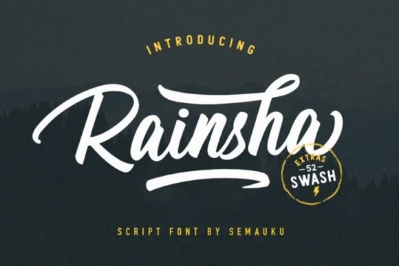 Rainsha Font - Featured Image