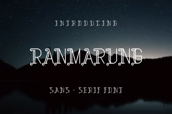 Ranmarung Font - Featured Image