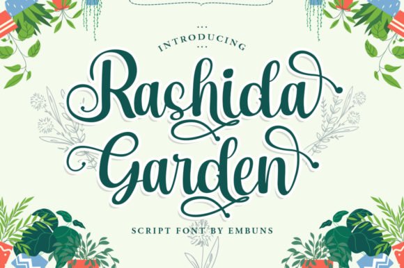 Rashida Garden Font - Featured Image