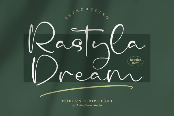Rastyla Dream Font - Featured Image