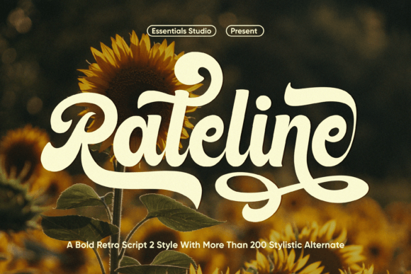 Rateline Font - Featured Image