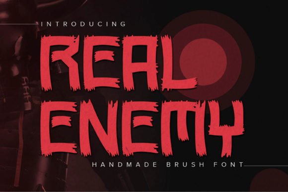 Real Enemy Font - Featured Image