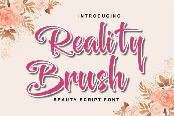 Reality Brush Font - Featured Image