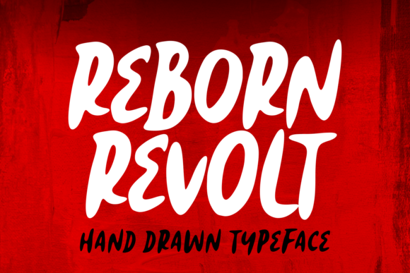 Reborn Revolt Font - Featured Image