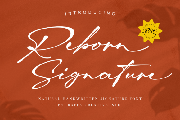 Reborn Signature Font - Featured Image