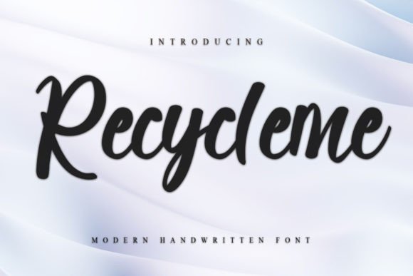 Recycleme Font - Featured Image