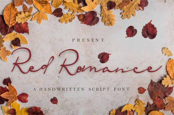 Red Romance Font - Featured Image