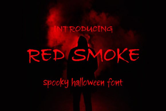 Red Smoke Font - Featured Image