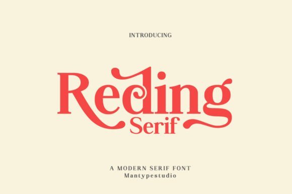 Reding Font - Featured Image