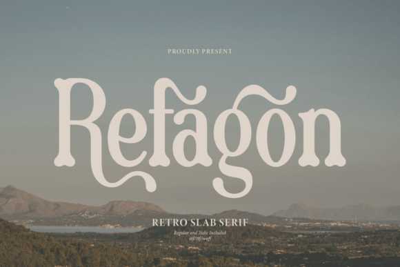Refagon Font - Featured Image