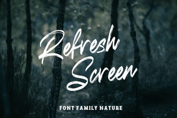 Refresh Screen Font - Featured Image