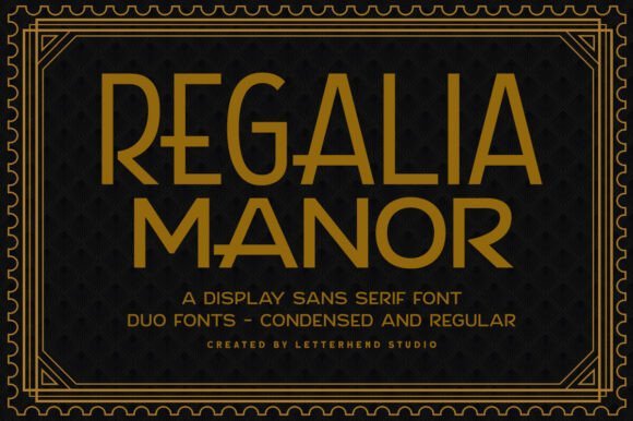 Regalia Manor Font - Featured Image