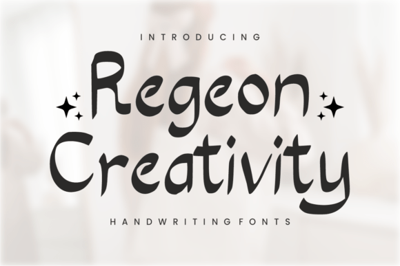 Regeon Creativity Font - Featured Image