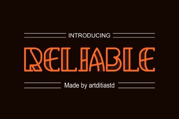Reliable Font - Featured Image