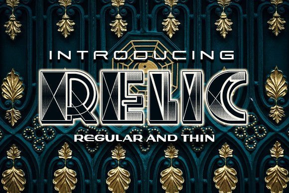 Relic Font - Featured Image