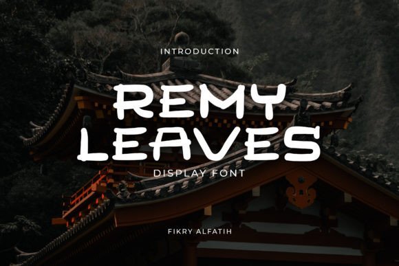 Remy Leaves Font - Featured Image
