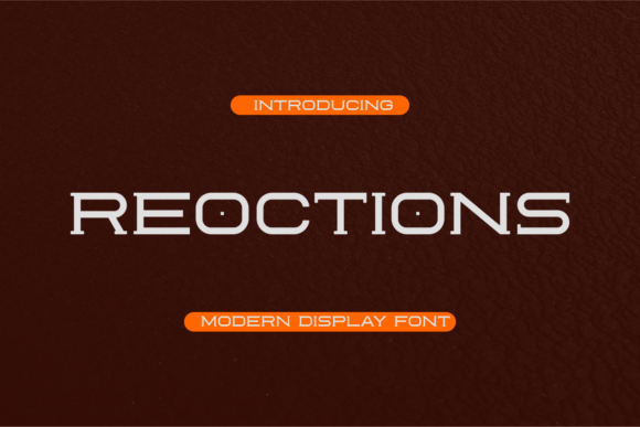 Reoctions Font - Featured Image