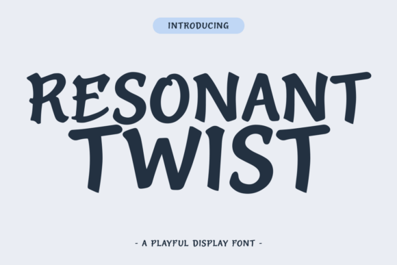 Resonant Twist Font - Featured Image