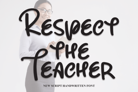 Respect the Teacher Font - Featured Image