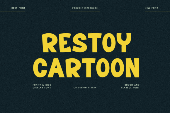 Restoy Cartoon Font - Featured Image