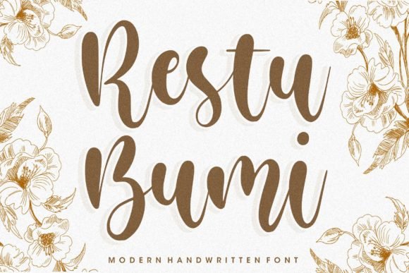 Restu Bumi Font - Featured Image