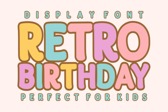 Retro Birthday Font - Featured Image