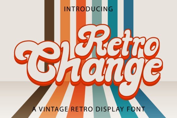 Retro Change Font - Featured Image