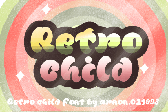 Retro Child Font - Featured Image