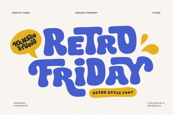 Retro Friday Font - Featured Image