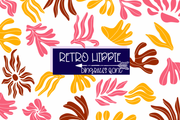 Retro Hippie Font - Featured Image