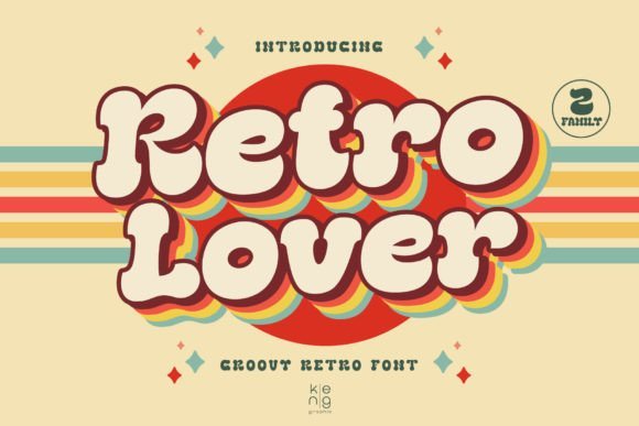 Retro Lover Font - Featured Image
