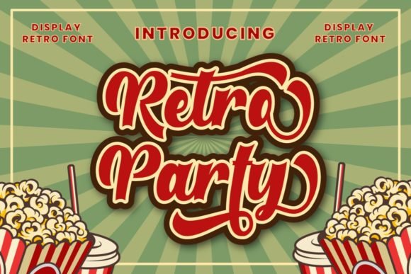 Retro Party Font - Featured Image