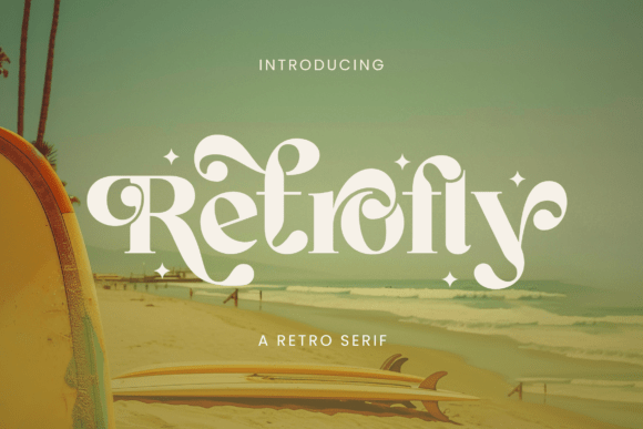 Retrofly Font - Featured Image