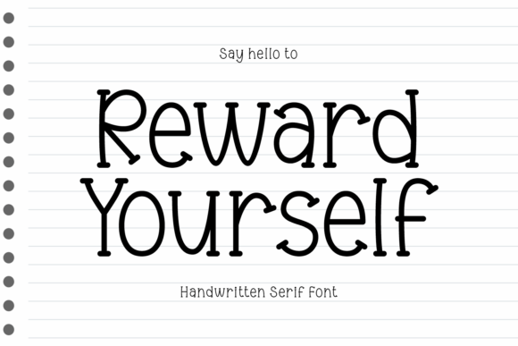 Reward Yourself Font - Featured Image