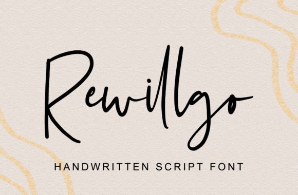 Rewillgo Script Font - Featured Image