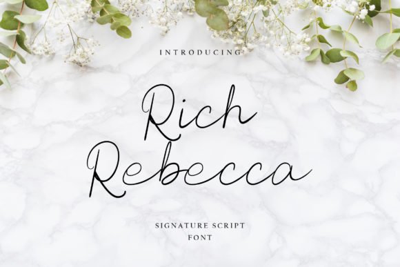 Rich Rebecca Font - Featured Image