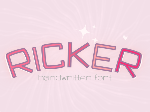 Ricker Font - Featured Image