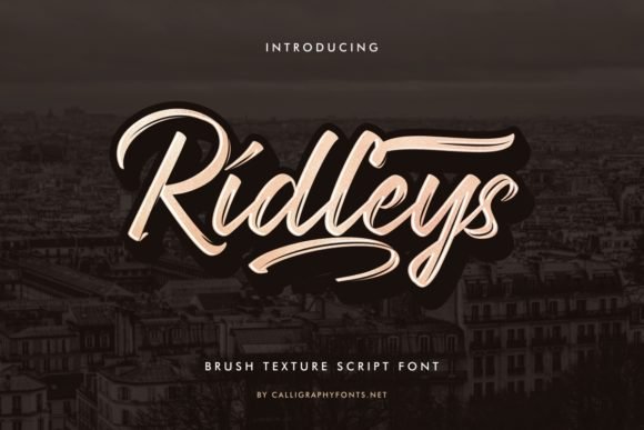Ridleys Font - Featured Image