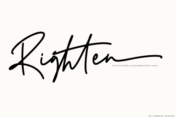 Righten Font - Featured Image