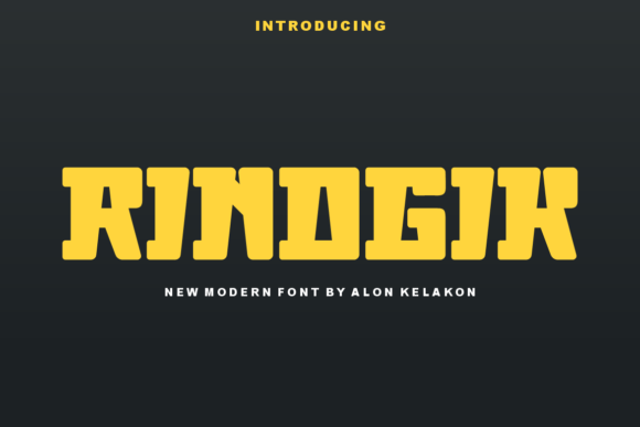 Rinogik Font - Featured Image