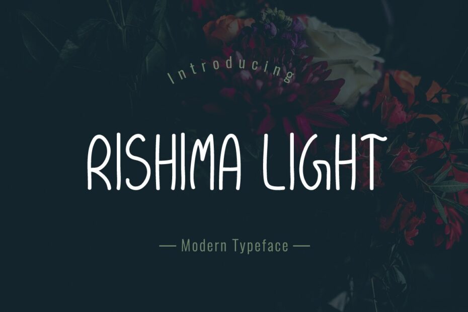 Rishima Light Font - Featured Image
