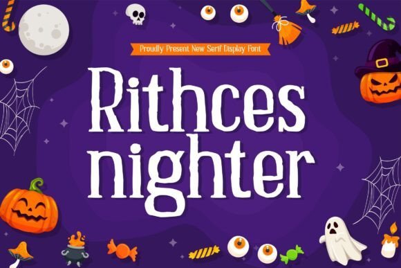 Ritches Nighter Font - Featured Image