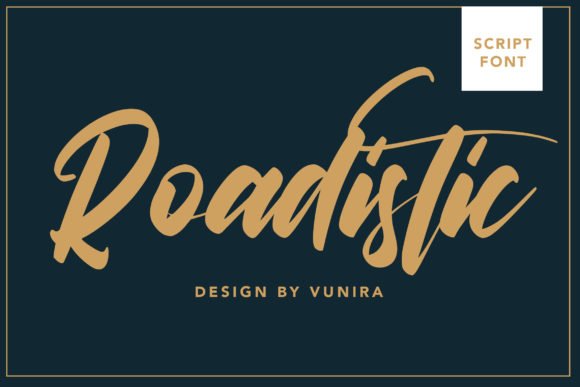 Roadistic Font - Featured Image