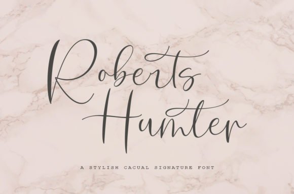 Roberts Hunter Font - Featured Image