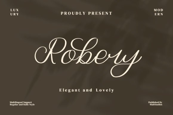 Robery Font - Featured Image