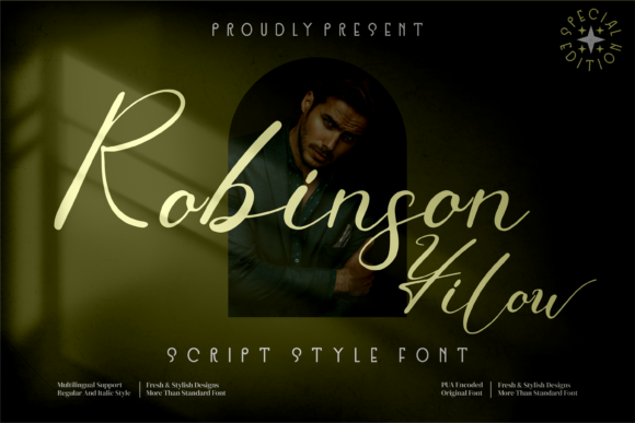Robinson Yilow Font - Featured Image