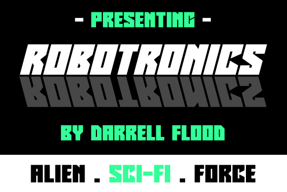 Robotronics Font - Featured Image