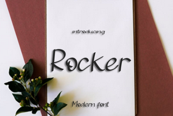 Rocker Font - Featured Image