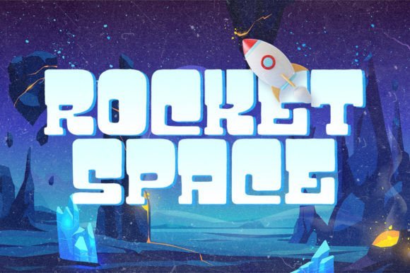 Rocket Space Font - Featured Image